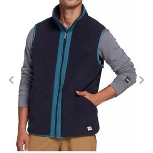 The North Face blue fleece carbondale vest‎ jacket size XL